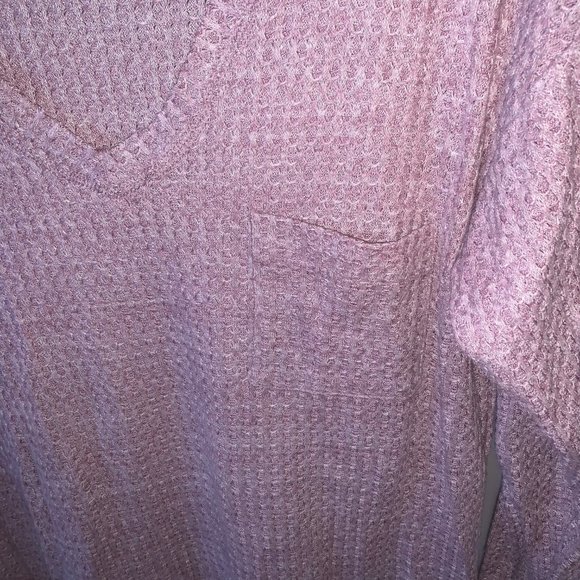 American Eagle Waffle Knit Long Sleeve Tee - Picture 5 of 6